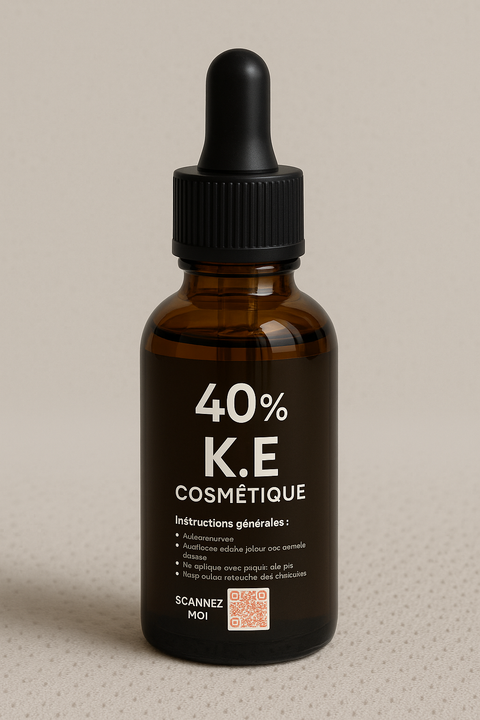 serum 40% K.E Cosmétique – Soin Intensif pour Zones Sensibles (Aisselles, Bikini, Cuisses, et Plus)